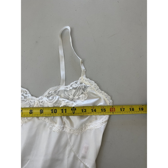 Vtg Y2K 90s Fairy Ballet Coquette Lace Romantic Slip Babydoll Dress 34 Angelic - Picture 10 of 12